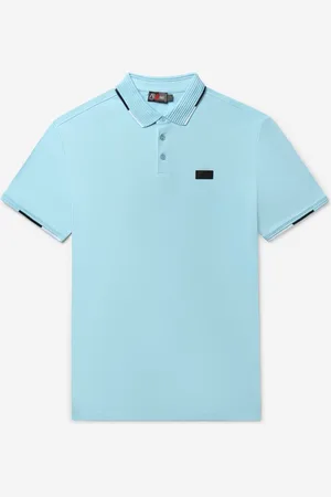 AB Lifestyle Triple Coloured Polo | Sky Blue - Heren - Maat: XS