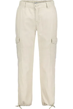Red Button Broek Conny Cargo Cotton Linen Srb4167 278 Pearl Dames Maat - W44