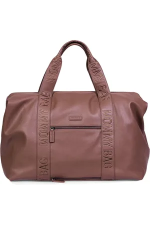 Childhome Mommy Bag Verzorgingstas – Signature Donkerbruin – Luiertas – Inclusief Verzorgingsmatje & Draagriem