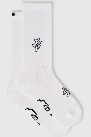 FINGERSCROSSED Sokken Classic Iconic Flower White