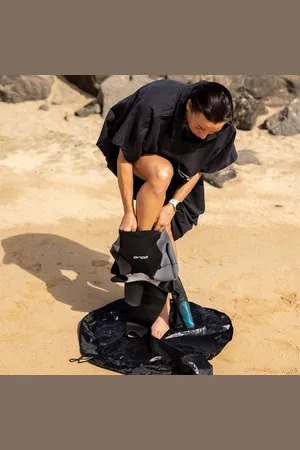 Orca Met Capuchon Poncho / Verandering Robe