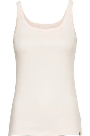Camel Active Basic top van puur katoen - Maat womenswear-M - Rose