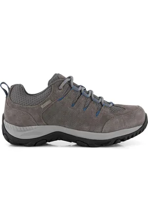Travelin Nyborg - Dames wandelschoenen - Waterdicht en ademend - Grijs Leer