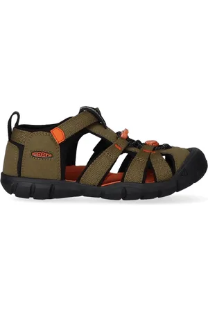 Keen Seacamp II CNX Younger Kids Sandalen Dark Olive/Gold Flame - Maat 30