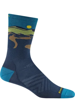 Darn Tough Ridge Runner Micro Crew Ultra-Lightweight - Midnight- Hardloopsokken van merinowol