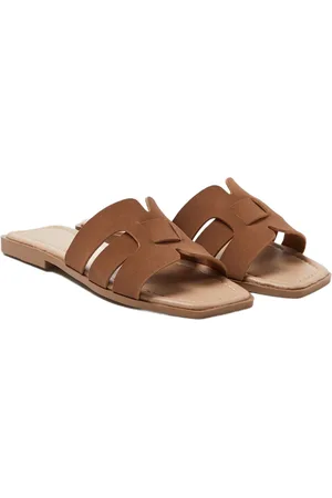 Trendyol Zwarte Enkelband Casual Damespantoffels Takss24Te00010