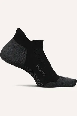 Feetures | Elite | Max Cushion | No Show Tab V2 | Hardloopsokken | Unisex | Black | 38-42