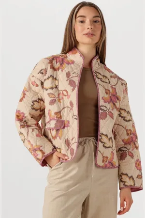 Neo Noir Hema Floral Trail Quilt Jacket Jassen Dames - Zomerjas - - Maat 40