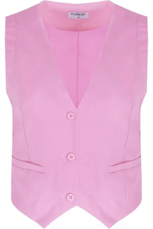 Fluresk Gilet Bodi Gilet 25zzf31 228 Blush Rose Dames Maat - 40