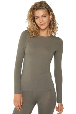 DANISH ENDURANCE Thermo Shirt met Lange Mouwen voor Dames - van Merino Wol - - XS