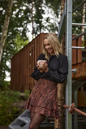 lofty manner Rok Mara Brown Mw32 Brown Zebra Dames Maat - S