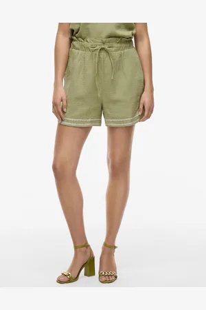 VILA Broek Vitovan H/w Shorts 14104846 Sage Dames Maat - W42