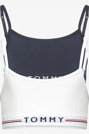Tommy Hilfiger 2-pack Bralettes - Wit/Marine - 14/16 jaar