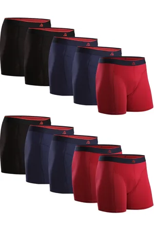 DANISH ENDURANCE Boxershorts Bamboe Viscose Heren Ondergoed - ultiem draagcomfort - 10 pack - Meerkleurig - Maat 2XL