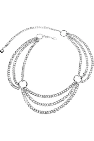 Jawbreaker Chain Belt Riem Aluminium Dames - Punk, Rock wear