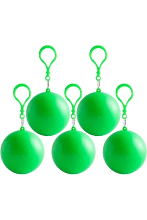 Merkloos Poncho Bal - Regenponcho - Festival - 5 Stuks