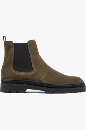 Hinson Elon Chelsea Olive Suede