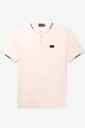 AB Lifestyle Triple Coloured Polo | Barely Pink - Heren - Maat: XL