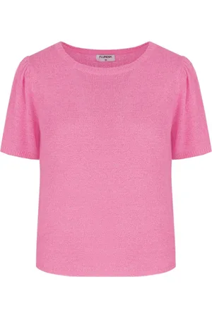 Fluresk T-shirt Niala Knitting Top 25zlf01 228 Blush Rose Dames Maat - 40