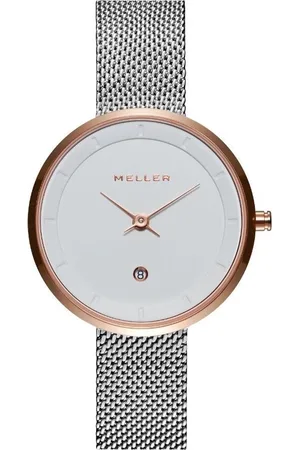Meller Niara Dag Silver quartz zilver - edelstaal (Milanees) band 3 ATM (handen wassen)