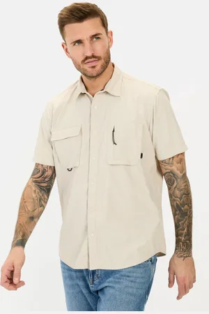 Camel Active Korte mouw shirt met verkoelend effect - Maat menswear-XL