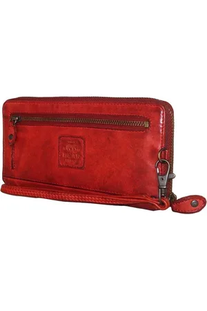 Bear Design Zip Around Portemonnee / Clutch Cow Lavato