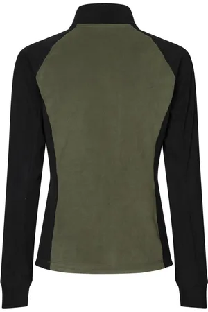 Kingsland Fleece trui Valeska Green Beetle - M | Winterkleding ruiter