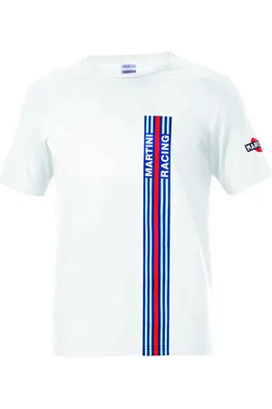 Sparco T-Shirt Martini Racing Big Stripes | wit / 2xl | T-Shirt | 01339MRBI5XXL