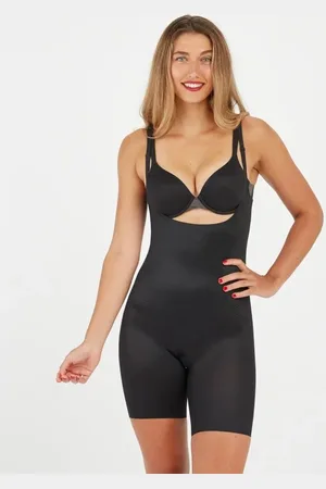 Spanx Thinstincts 2.0 Open-bust Mid Thigh Bodysuit |