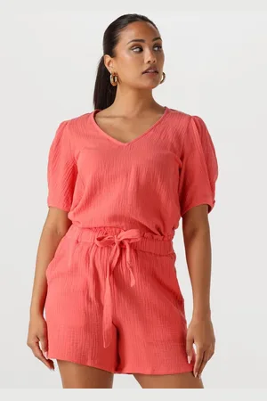 Minus Stina Blouse Tops & T-shirts Dames - Shirt - - Maat 34