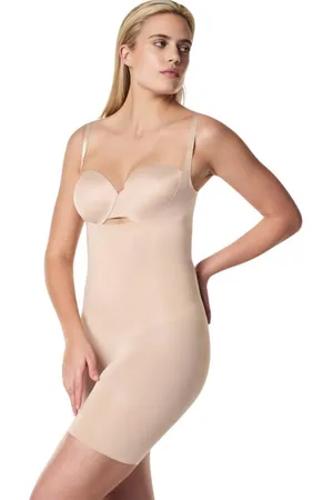Spanx Oncore Open Bust Mid Tigh Bodysuit |