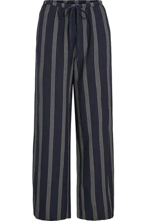 VILA Broek Viprisilla Print Rw Pants 14105082 Navy Blazer/feather Gr Dames Maat - W40