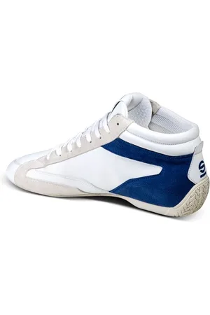 Sparco S-DRIVE | Sneakers | Mid-Top Racing Style | White / 47 | Sneakers | 0012A847BIBM
