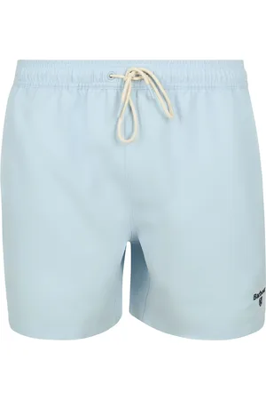 Barbour Zwemshort Logo Lichtblauw - Maat M - Heren