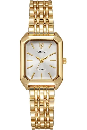 Skmei Roestvrij Stalen Band Horloge voor Vrouwen - Luxe Quartz Horloge met Eenvoudig Vierkant Ontwerp
