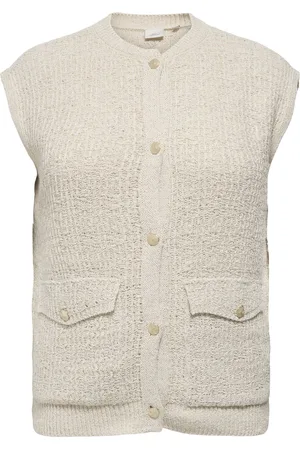 ONLY CARCELESTE O-NECK VEST KNT - Dames - Vesten