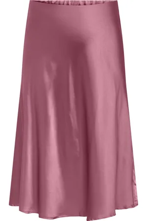 ONLY CARDOMINA SATIN CALF SKIRT WVN - Dames - Rokken