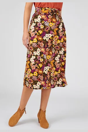 Damart Gebloemde rok in viscose Lenzing(TM) EcoVero(TM) - Dames - - 44