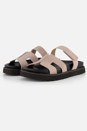 Ann Rocks Sandalen taupe Pu - Maat 42
