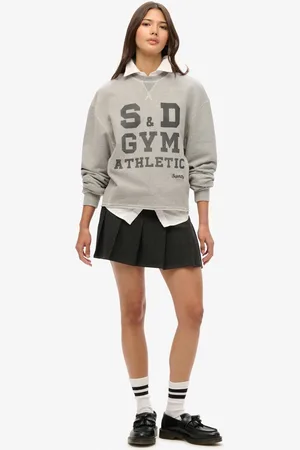 Superdry Geplooide minirok met lage taille - Dames - Rokken
