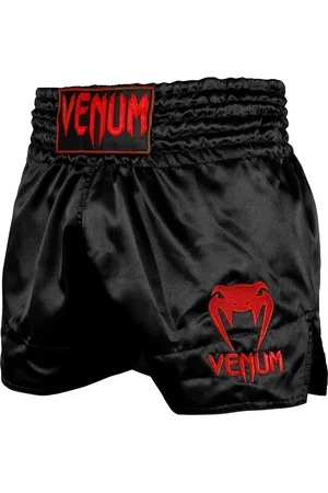 Venum Classic Muay Thai Kickboks Broekjes Zwart Rood