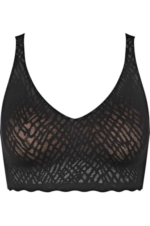 Sloggi Zero Feel Kanten Bralette gevuld - Bliss - Bh Top met smalle bandjes - Uitneembare vulling - XXL