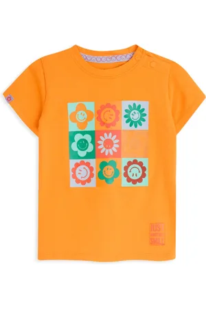 4PRESIDENT Meisjes t-shirt Noor-Oranje-Turmeric
