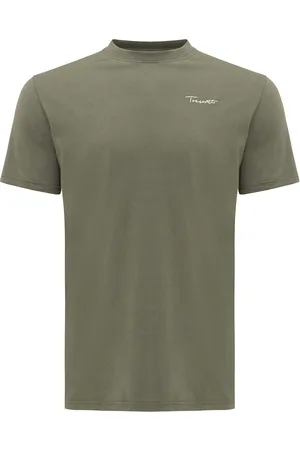Tresanti | ERNESTO | T-shirt met geschreven logo | Moss | Size XXL