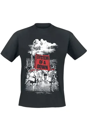 System of a Down Banner March T-shirt XL Katoen Heren - Band merch, Bands