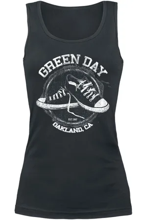 Green Day All Star Top L Katoen Dames - Band merch, Bands