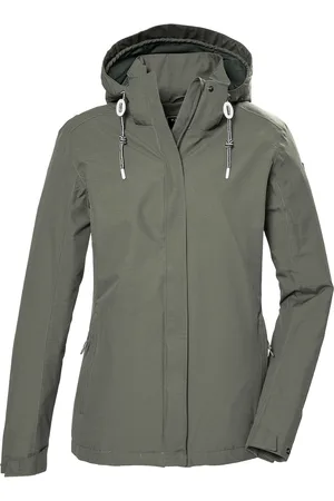 Killtec Kos 61 Outdoor Jas - Dames Zomer jas - light olive/tonal melange