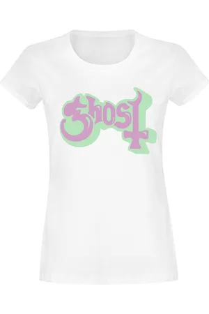 Ghost Bubble Logo T-shirt S Katoen Dames - Band merch, Bands