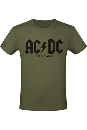 AC/DC 50 Years Logo T-shirt 3XL Katoen Heren - Band merch, Bands, Duurzaamheid