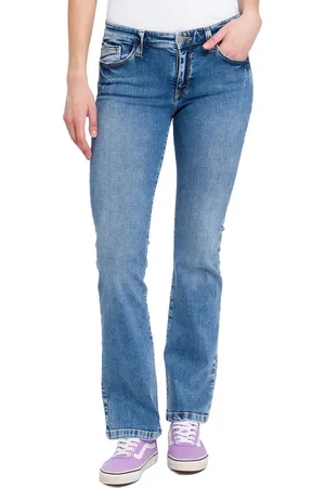 Cross Jeans Dames Jeans Broeken LAUREN bootcut Fit Blauw 32W / 36L Volwassenen